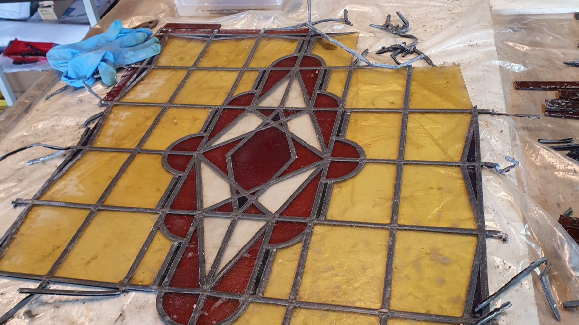 restauratie glas in lood atelier kees